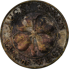 Bélgica, zeton, Lucky Token, Van de Wege, Latón, BC+