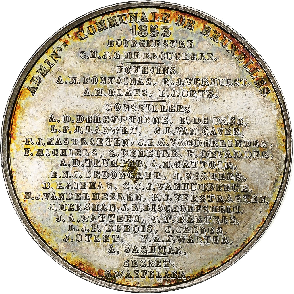 Belgien, betaalpenning, Administration communale de Bruxelles, Jeton de