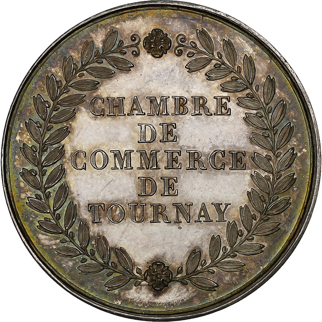 Belgique, Jeton, Chambre de Commerce de Tournai, Argent, SPL