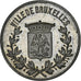 Bélgica, medalha, Pierre Dustin, Ami des Lumières, Ville de Bruxelles, 1879