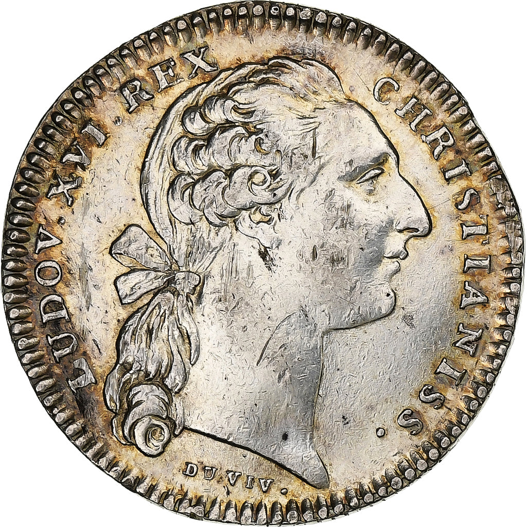 Francia, ficha, Louis XVI, Extraordinaire des Guerres, 1772, Argento, BB+