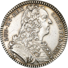 Francja, Token, Louis XV, Extraordinaire des Guerres, 1739, Srebro, AU(55-58)