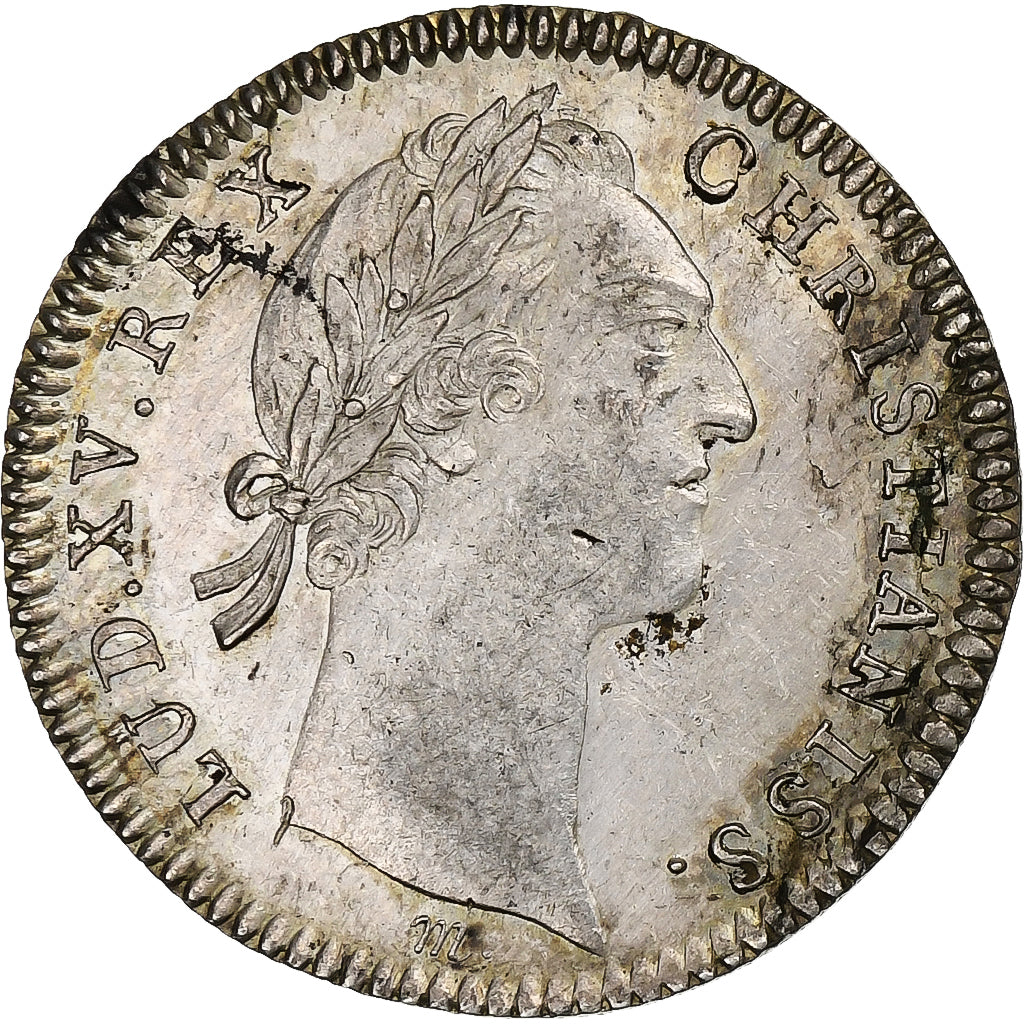 France, Token, Louis XV, Extraordinaire des Guerres, 1756, Silver, EF(40-45)