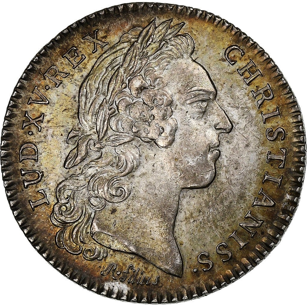 France, Token, Louis XV, Extraordinaire des Guerres, 1766, Silver, R.Filius