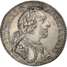 France, Jeton, Louis XV, Extraordinaire des Guerres, 1745, Argent, SUP