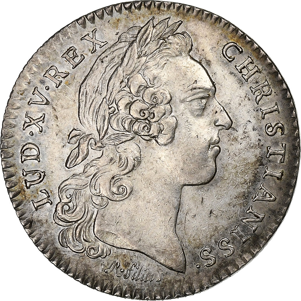 France, Token, Louis XV, Extraordinaire des Guerres, 1760, Silver, AU(55-58)