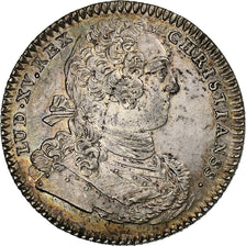France, Token, Louis XV, Extraordinaire des Guerres, 1738, Silver, AU(55-58)