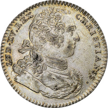 Frankrijk, Token, Louis XV, Artillerie, 1738, Zilver, ZF+, Feuardent:1091 VAR