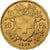 Suíça, 20 Francs, 1899, Bern, Dourado, AU(50-53), KM:35.1