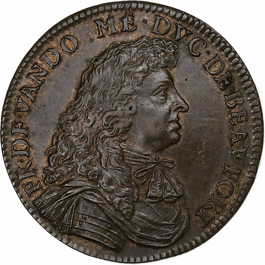 France, Jeton, Galères Royales, François de Vendôme, Duc de Beaufort, 1669