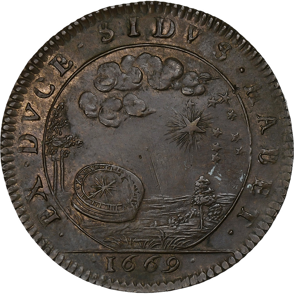 France, Jeton, Galères Royales, François de Vendôme, Duc de Beaufort, 1669