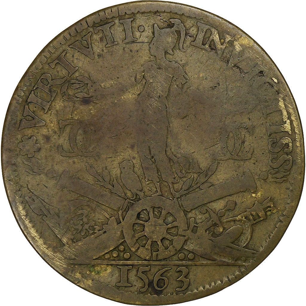 France, Token, Jean d’Estrées, Capitaine général de l’Artillerie, 1563