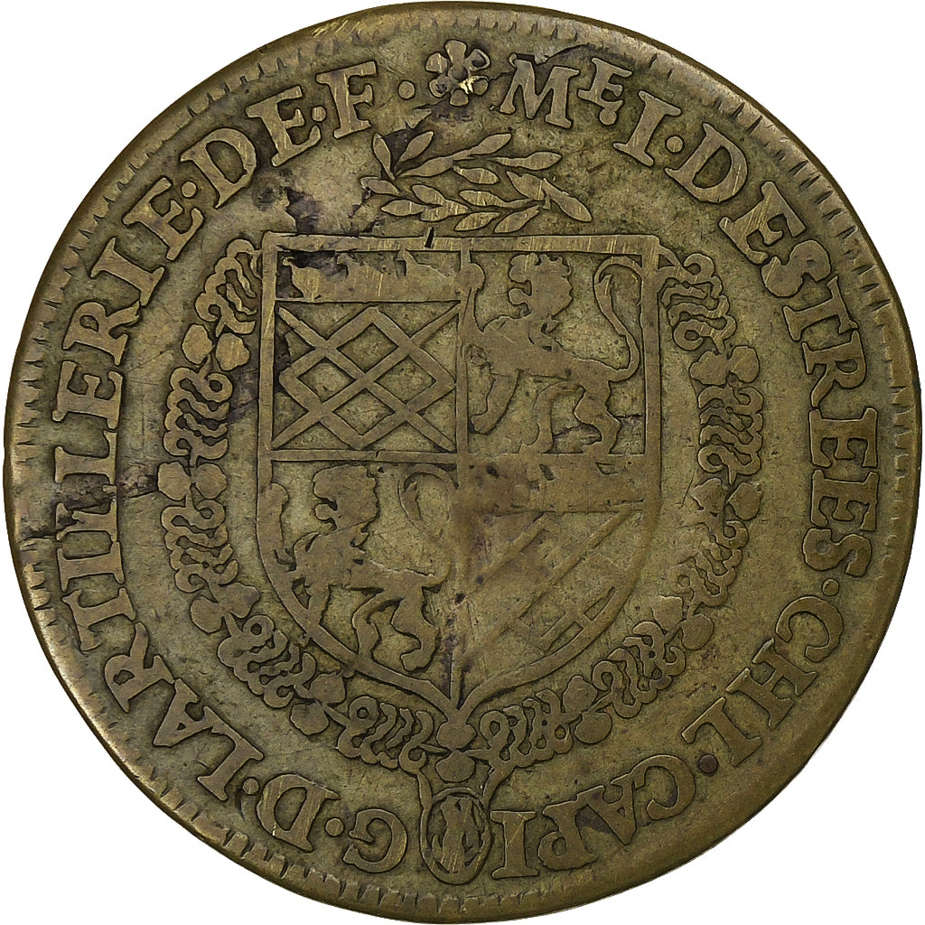France, Token, Jean d’Estrées, Capitaine général de l’Artillerie, 1563