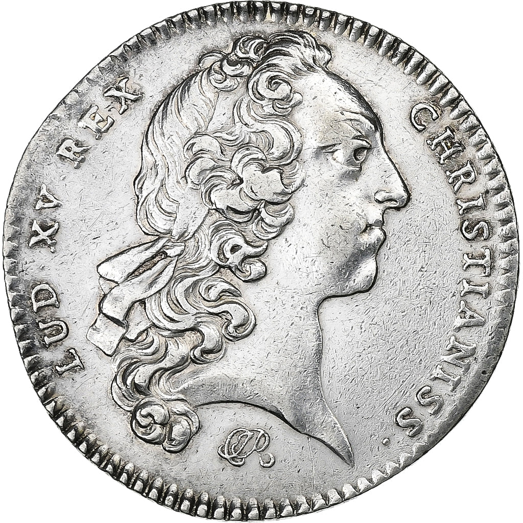 France, Token, Louis XV, Parties et revenus casuels, 1744, Silver, AU(55-58)