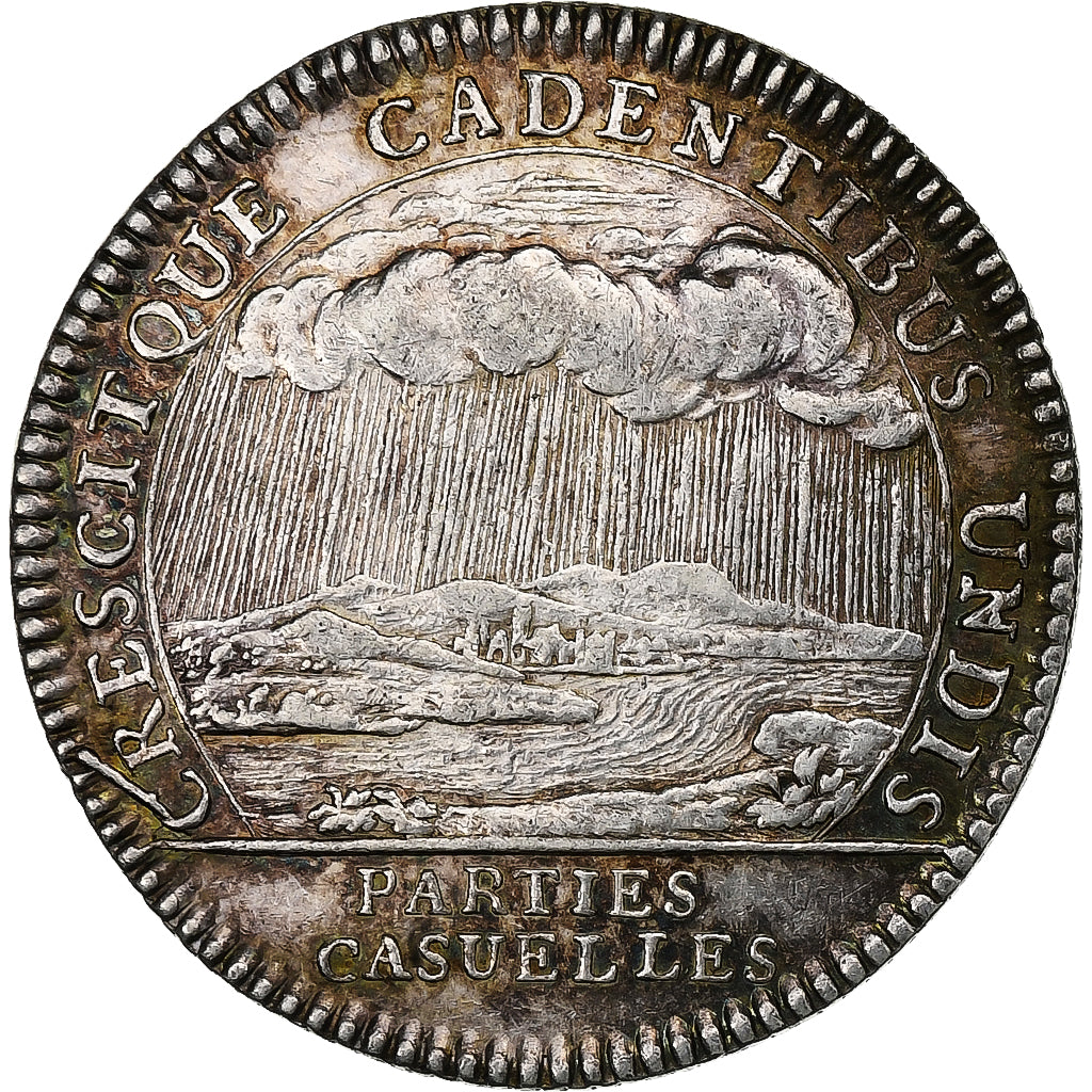 France, Token, Louis XV, Parties et revenus casuels, Silver, AU(55-58)