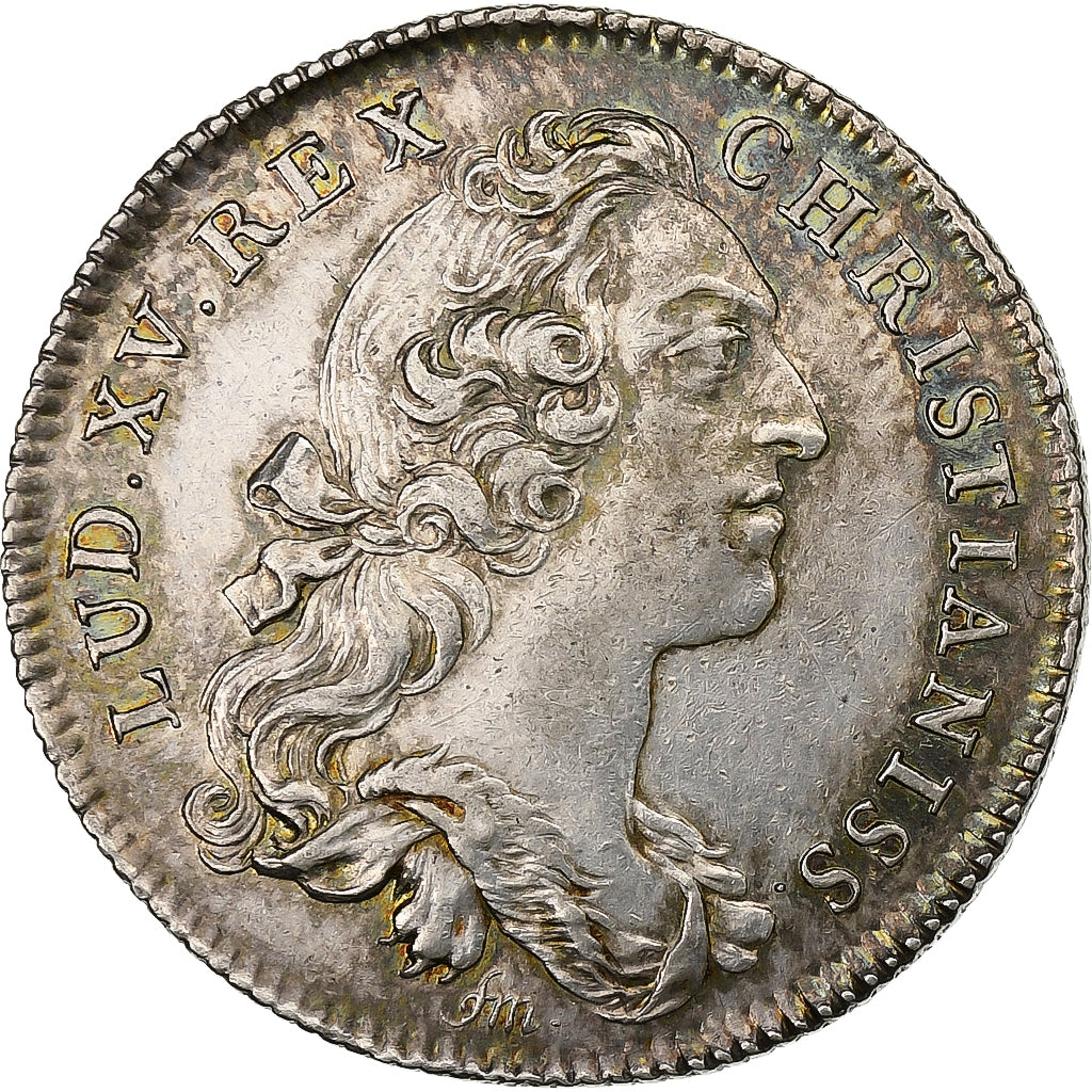 France, Token, Louis XV, Trésor Royal, 1749, Silver, AU(55-58), Feuardent:2075