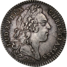 France, Jeton, Louis XV, Trésor Royal, 1758, Argent, Roettiers fils, TTB+