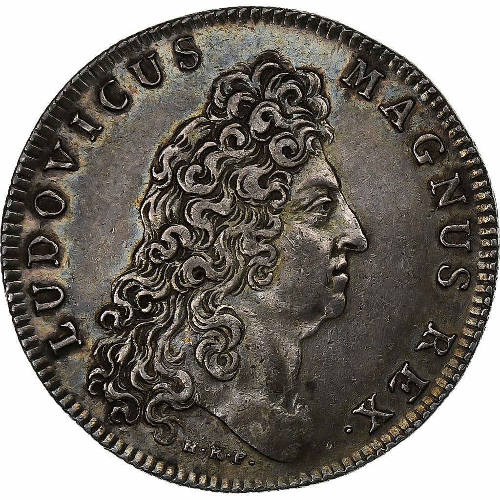 France, Jeton, Louis XIV, Trésor Royal, 1700, Argent, SUP, Feuardent:1962