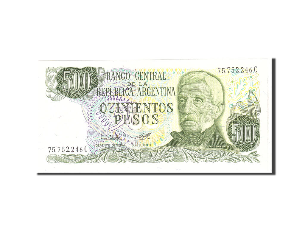 Banknote, Argentina, 500 Pesos, 1977, Undated, KM:303a, UNC(65-70)