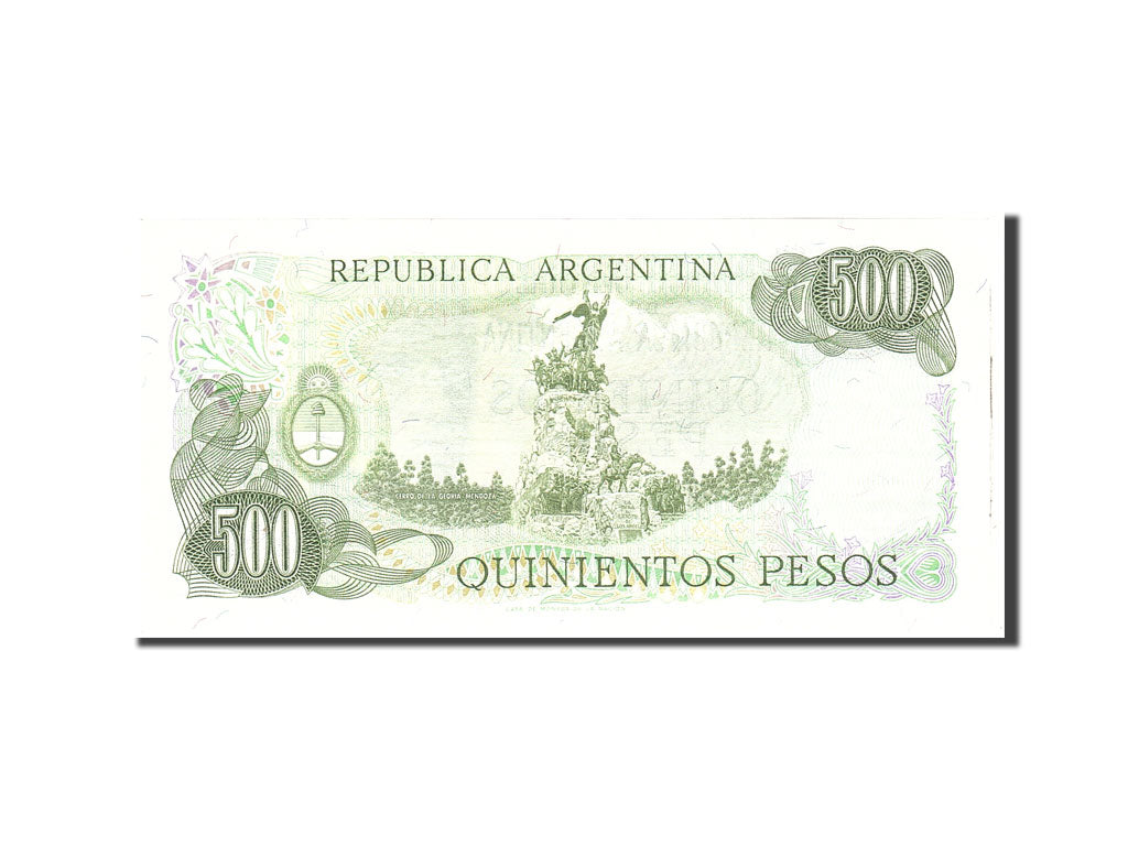 Banknote, Argentina, 500 Pesos, 1977, Undated, KM:303a, UNC(65-70)