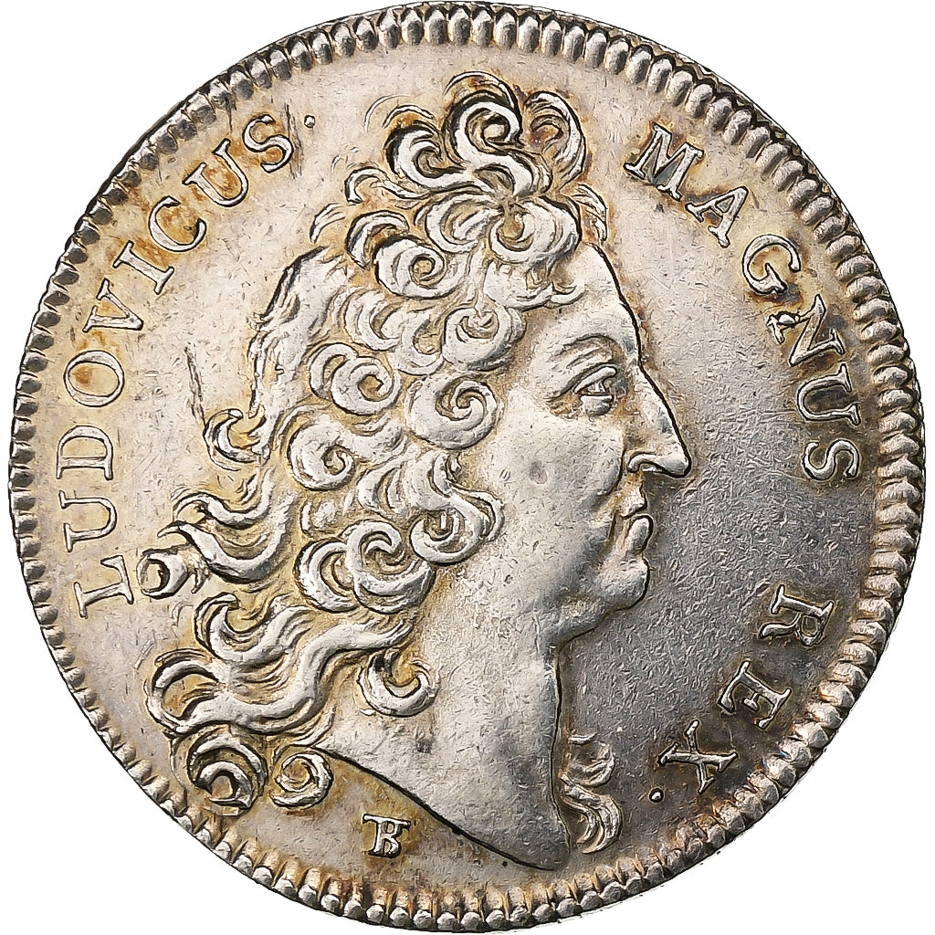 Francia, ficha, Louis XIV, Trésor Royal, 1714, Argento, SPL-, Feuardent:1995