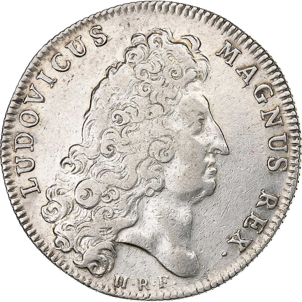 France, Token, Louis XIV, Trésor Royal, 1705, Silver, AU(50-53), Feuardent:1975