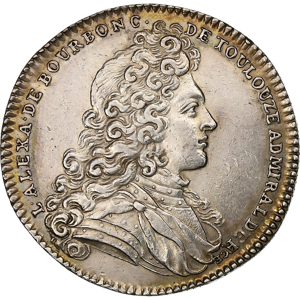 France, Jeton, Louis XV, Marine, Louis-Alexandre de Bourbon, Comte de Toulouse