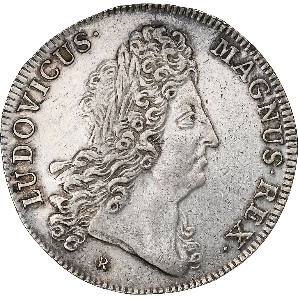 Francia, zeton, Louis XIV, Marine, Galères Royales, 1702, Plata, EBC