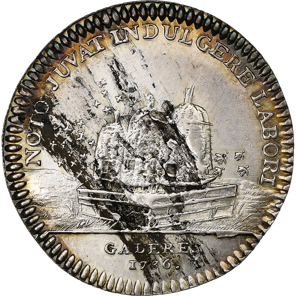 Francia, zeton, Louis XIV, Marine, Jean-Philippe d’Orléans, Général des