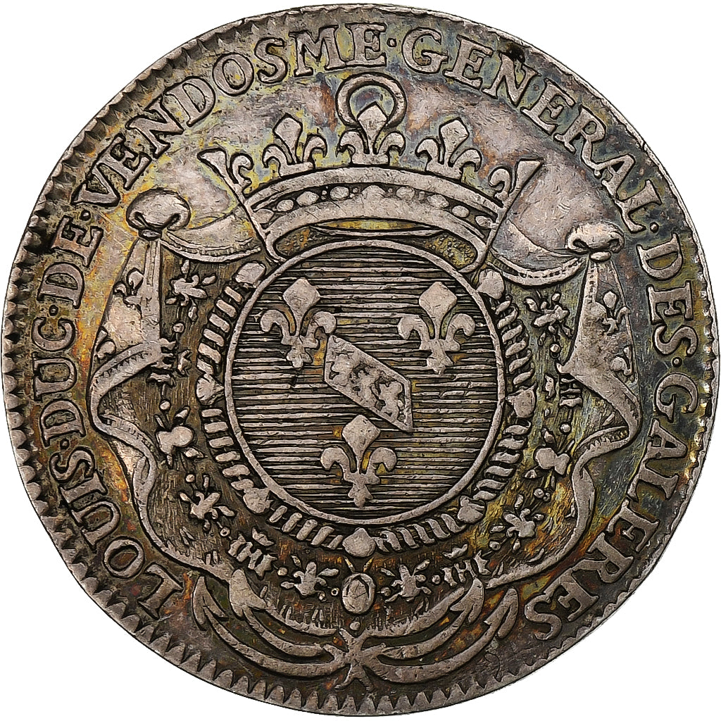 Francia, zeton, Louis-Joseph de Bourbon, duc de Vendôme et général des