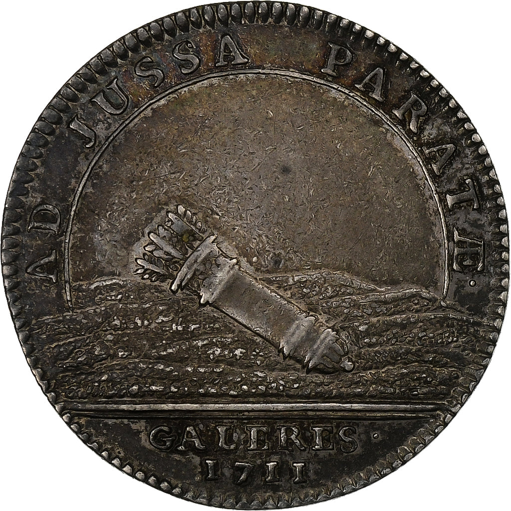 France, Token, Vendomois, Louis-Joseph de Bourbon, Général des Galères, 1711