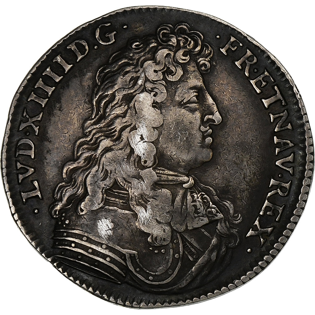 France, Token, Louis XVI, Maison du Roi, Aliénation des Domaines, 1676, Silver