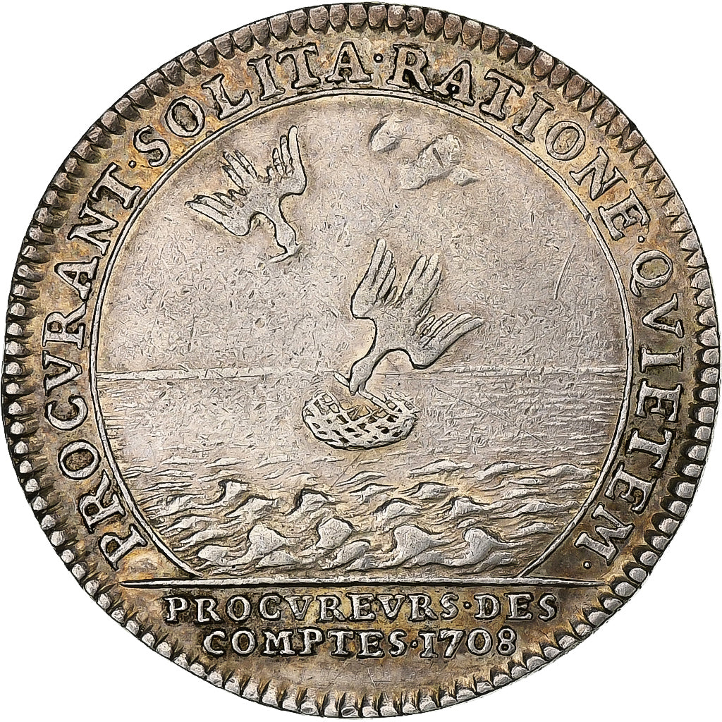France, Jeton, Chambre des Comptes du Roi, Procureurs des Comptes, 1706, Argent
