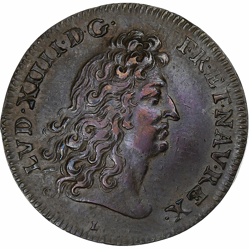 France, Jeton, Louis XIV, Trésor Royal, 1678, Cuivre, SUP, Feuardent:1883