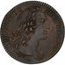 France, Token, Louis XV, Parties et Revenus Casuels, 1747, Copper, AU(55-58)