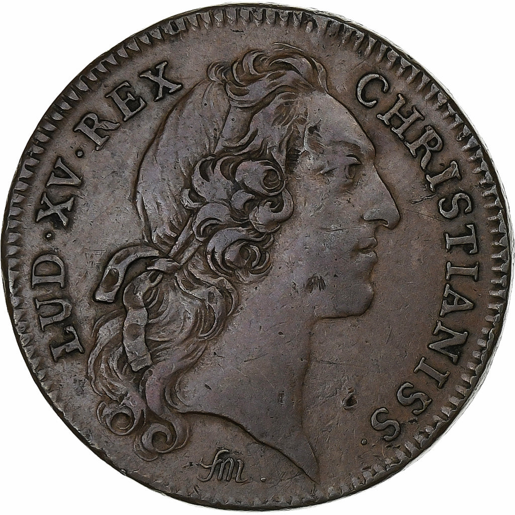 France, Jeton, Louis XV, Chambre aux Deniers, 1747, Cuivre, TTB, Feuardent:2519