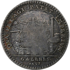 France, Token, Marine, Louis Auguste de Bourbon, Général des Galères, 1691