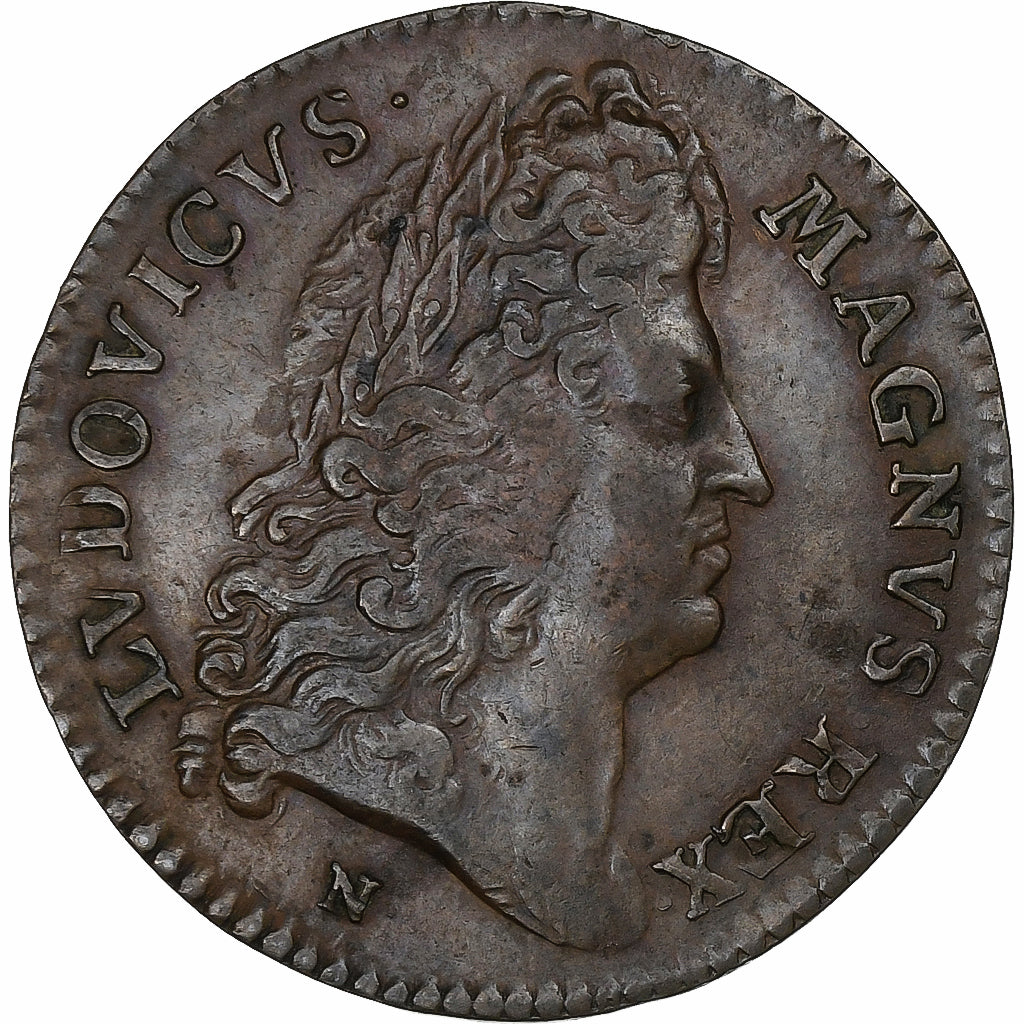 Francia, zeton, Louis XIV, Galères Royales, Marine Française, Cobre, MBC+