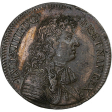 Frankreich, betaalpenning, Louis XIV, Parties et Revenus Casuels, 1669, Kupfer