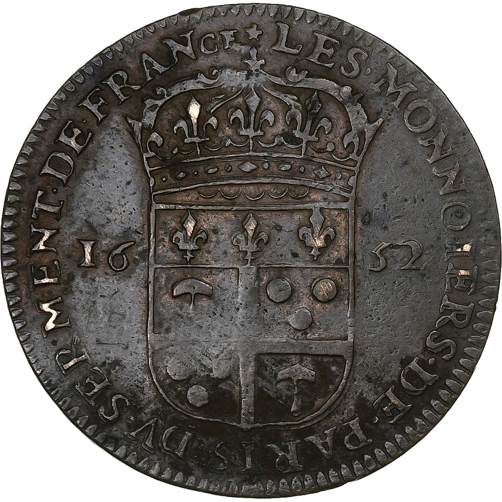 France, Token, Cour des Monnaies de Paris, Jean Vambourg, 1652, Copper
