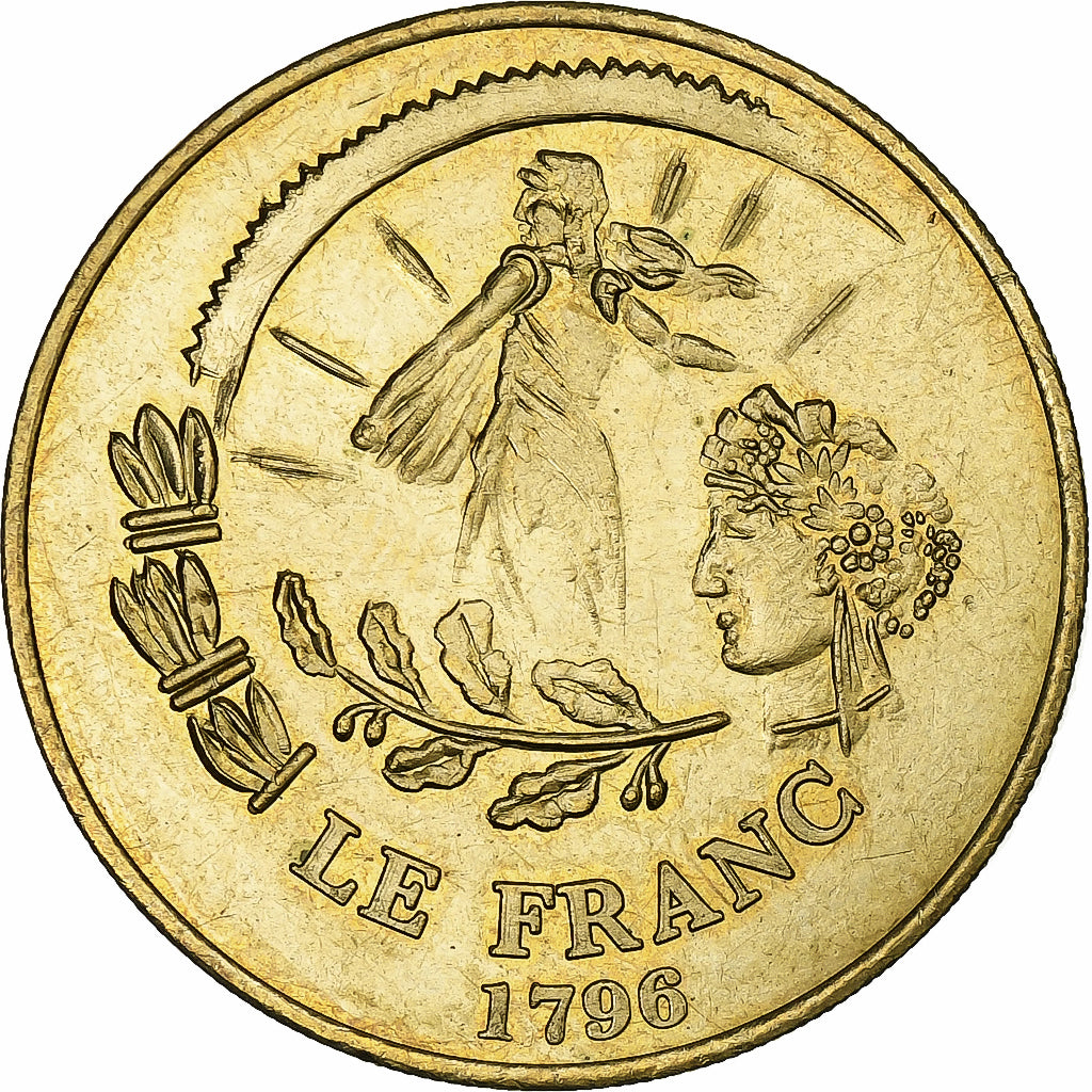 Francia, ficha, Passage du franc à l'Euro, 2002, Rame-nichel-alluminio, SPL-