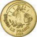 Francia, ficha, Passage du franc à l'Euro, 2002, Rame-nichel-alluminio, SPL-