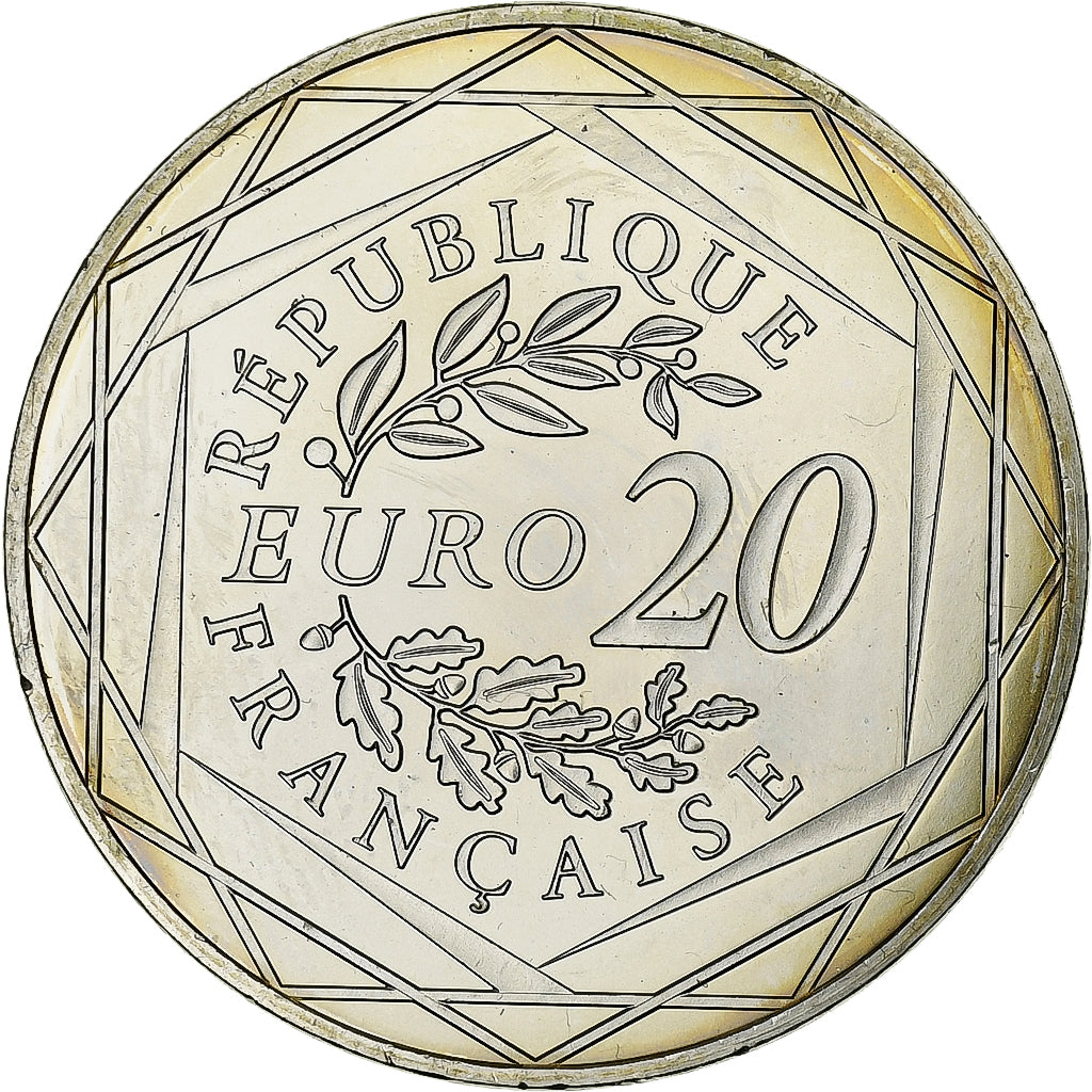 Frankreich, 20 Euro, 2018, Paris, Silber, UNZ, KM:New