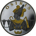 Egipt, medal, Les Dieux d'Egypte, Osiris, Srebro, MS(65-70)
