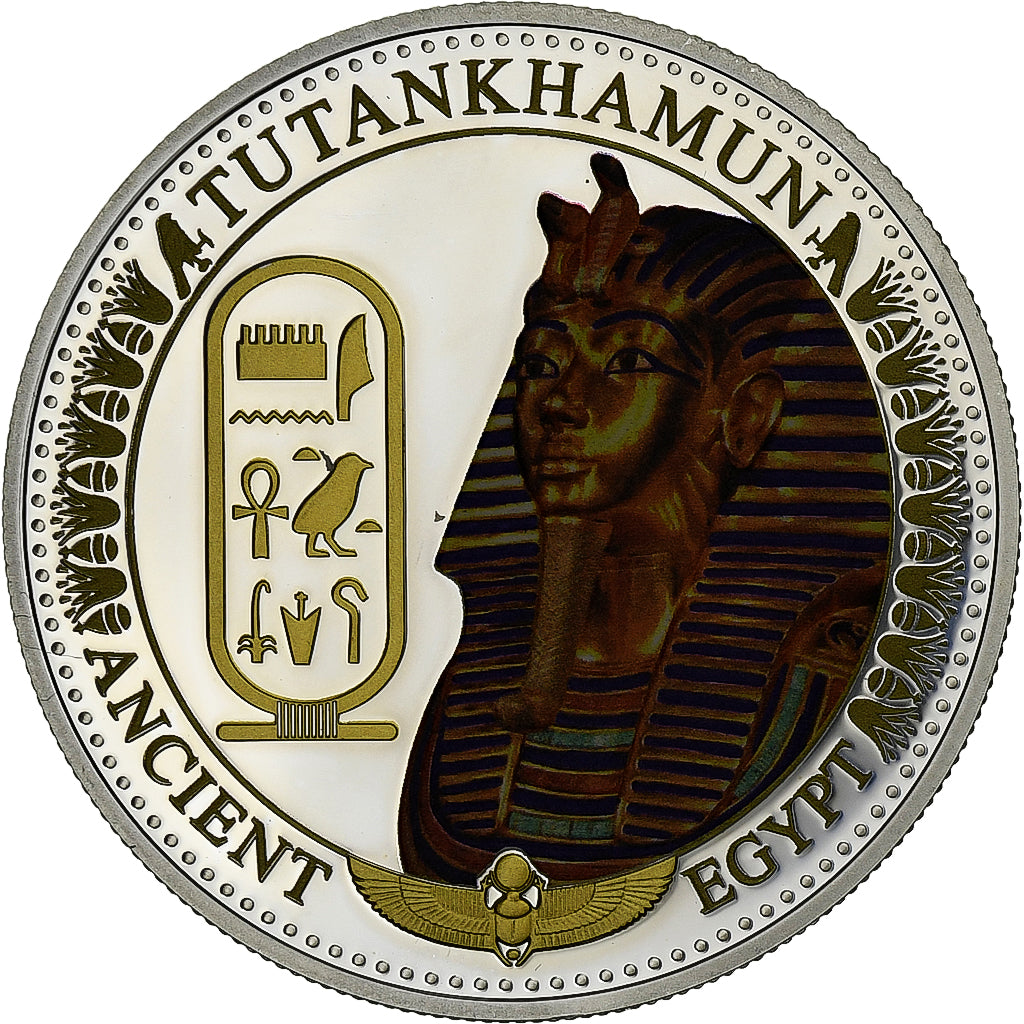 Salomoneilanden, 2 Dollars, Toutankhamon, 2014, Proof, Zilver, FDC