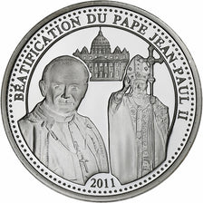 Vaticaan, Medaille, Béatification du Pape Jean-Paul II, Zilver, FDC