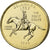 Francia, medaglia, Reproduction du Quarter Dollar, Delaware, 1999, Rame dorato