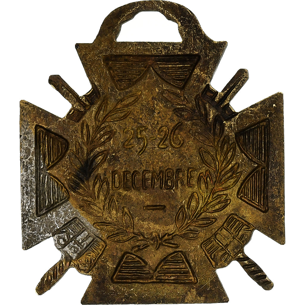 Frankrijk, Journée du poilu, WAR, Medaille, 1915, Heel goede staat, Silvered