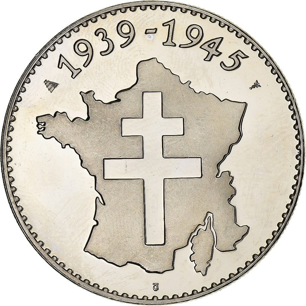 Francia, medaglia, 1939-1945, Débarquement de Normandie, Rame-nichel, Jimenez