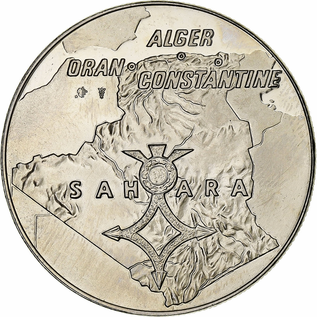 Francia, medaglia, Bataille du Barrage, Alger-Oran-Constantine, Rame-nichel, SPL